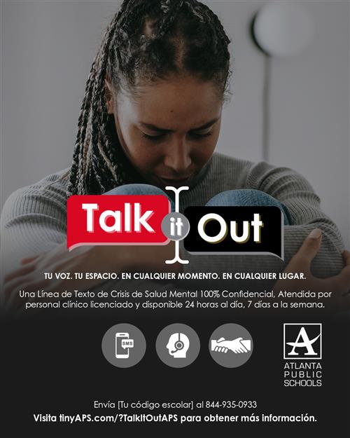 Talk It Out flyer