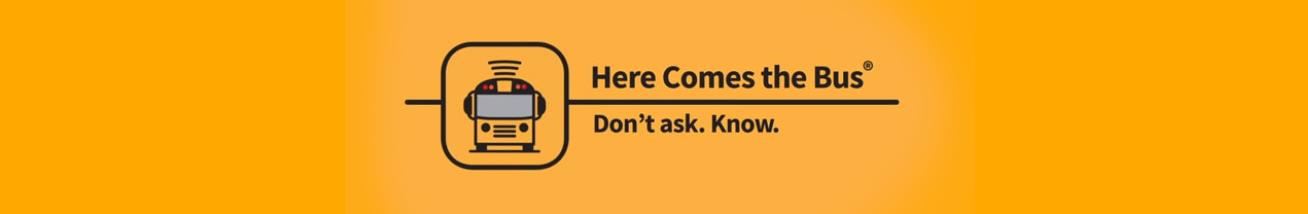 Here Come the Bus app header 