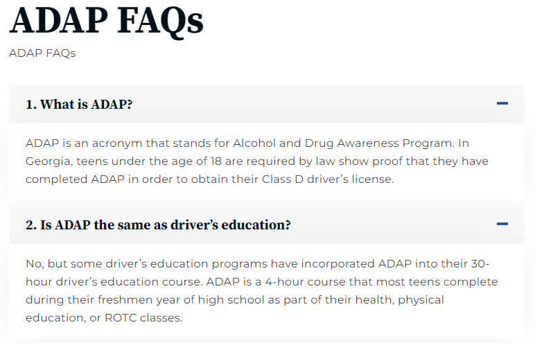 What is ADAP