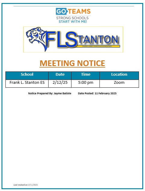 2/12/25 Notice