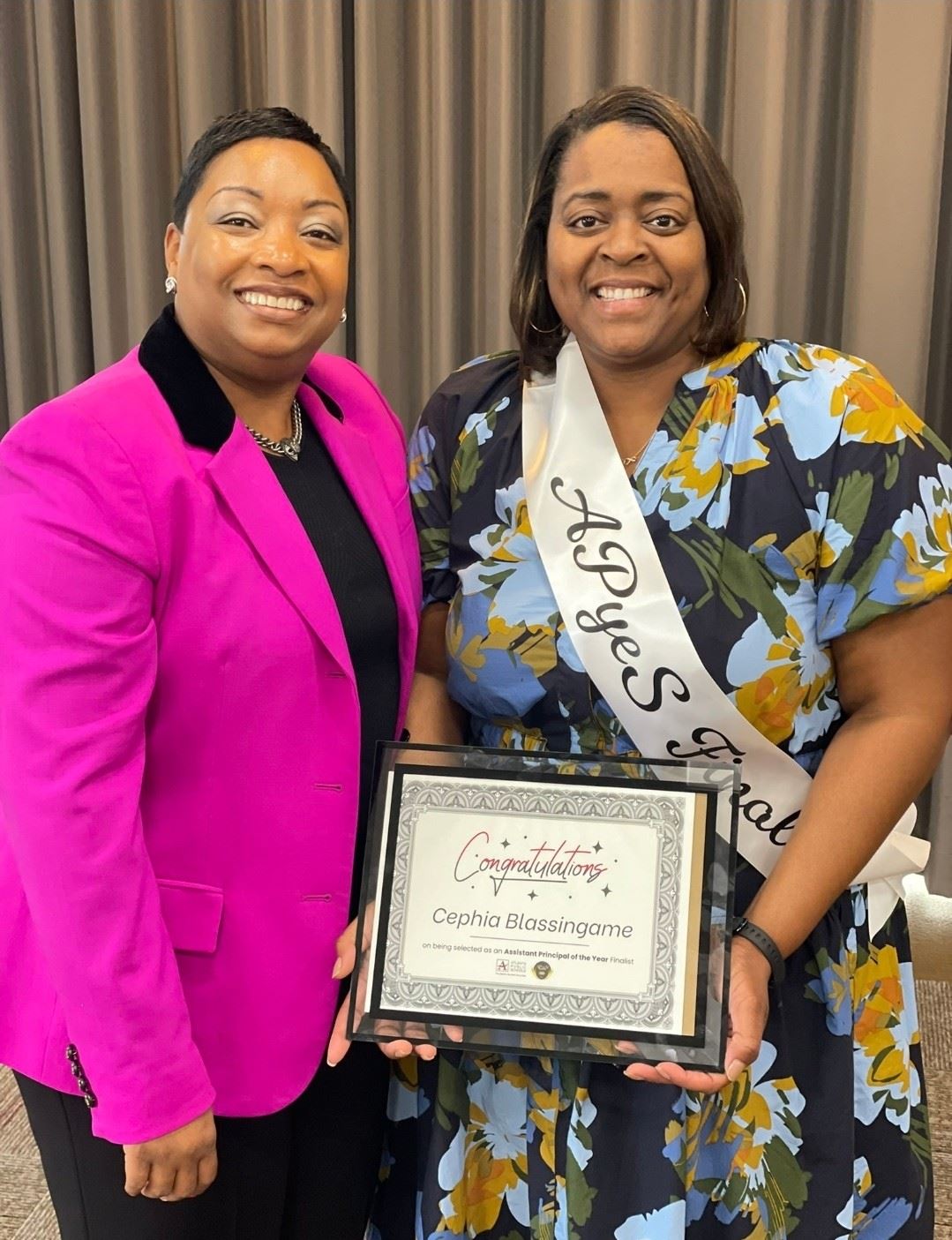  APS Assistant Principal of the Year Finalist! 