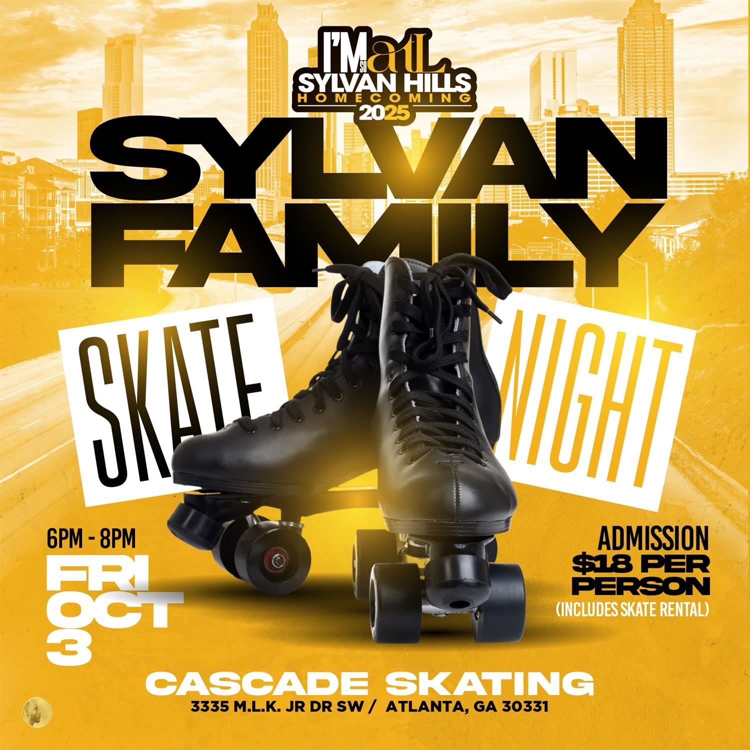  Skate Night Flyer